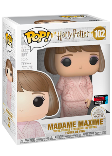 #102 Madame Maxime (Yule Ball) (6″ Super Sized Pop) (6″ Super Sized Pop) | Harry Potter Funko Pop! Vinyl in box