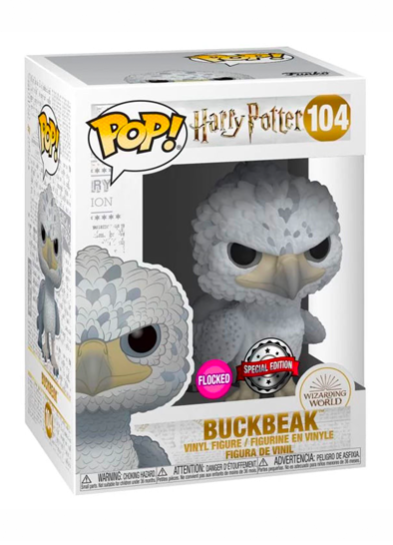 #104 Buckbeak (Black Eyes) (Flocked) Funko Pop! Vinyl in box