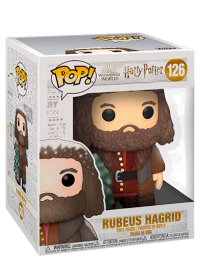 #126 Rubeus Hagrid (Holiday) (6″ Super Sized Pop) | Harry Potter Funko Pop! Vinyl in box