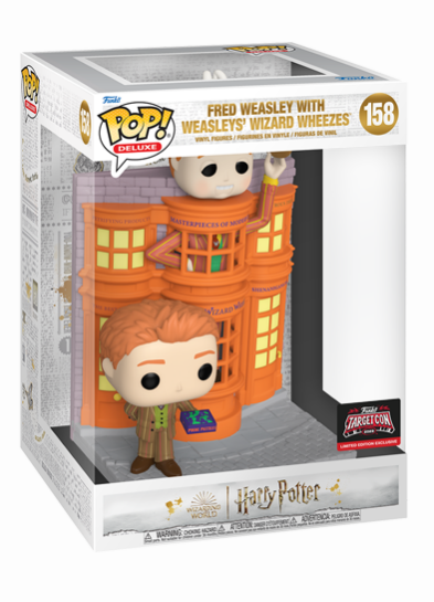 #158 Fred Weasley (With Weasleys' Wizard Wheezes) (Deluxe) | Harry Potter Funko Pop! Vinyl in box