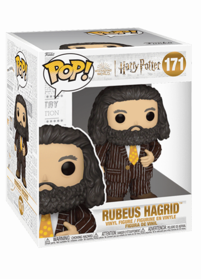 #171 Rubeus Hagrid (In Animal Pelt Outfit) (6″ Super Sized Pop) Funko Pop! Vinyl in box
