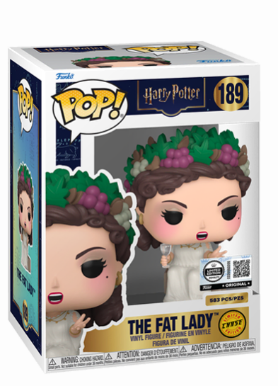 #189 The Fat Lady (With Glass) (Chase Edition) Funko Pop! Vinyl in box