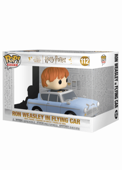#112 Ron Weasley (In Flying Car) Pop! Rides Funko Pop! Vinyl in box