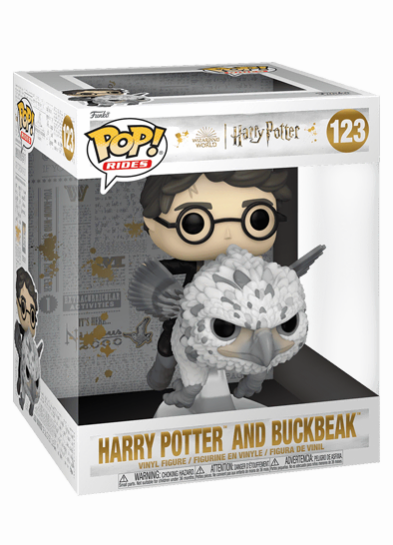 #123 Harry Potter And Buckbeak Pop! Rides Funko Pop! Vinyl in box