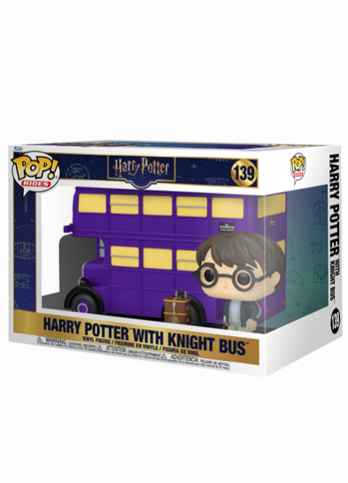 #139 Harry Potter (With Knight Bus) Pop! Rides Funko Pop! Vinyl in box
