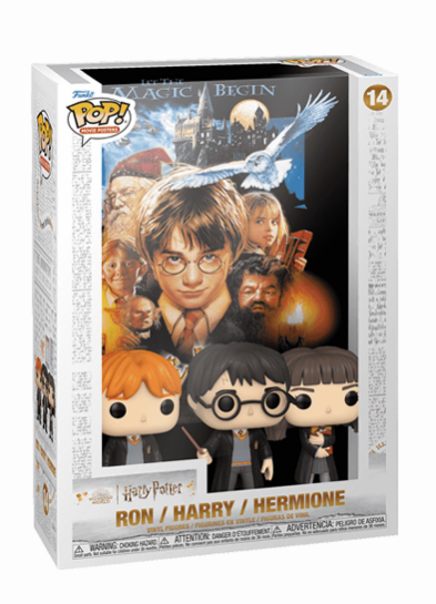 #14 Harry, Ron & Hermione Pop! Movie Posters Funko Pop! Vinyl in box
