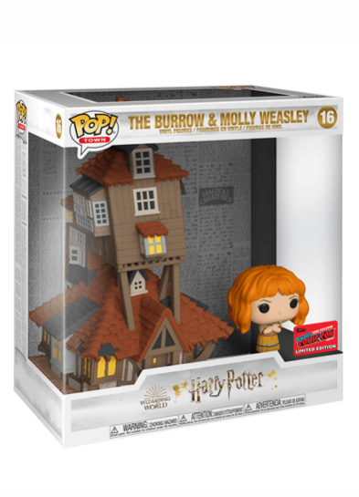 #16 The Burrow & Molly Weasley Pop! Town Funko Pop! Vinyl in box