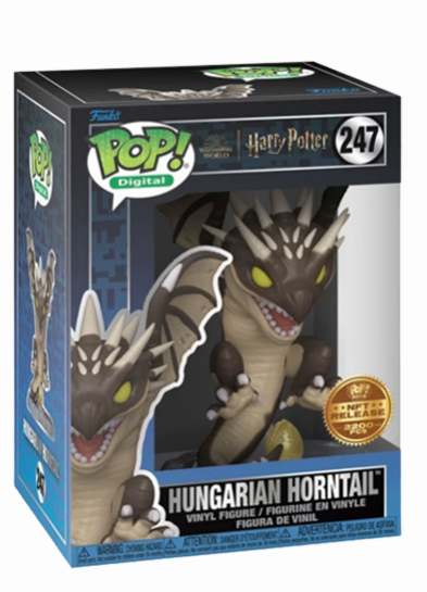 #247 Hungarian Horntail Pop! Digital (NFT) Funko Pop! Vinyl in box