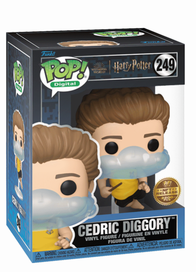 #249 Cedric Diggory (With Bubble-Head Air Mask) Pop! Digital (NFT) Funko Pop! Vinyl in box