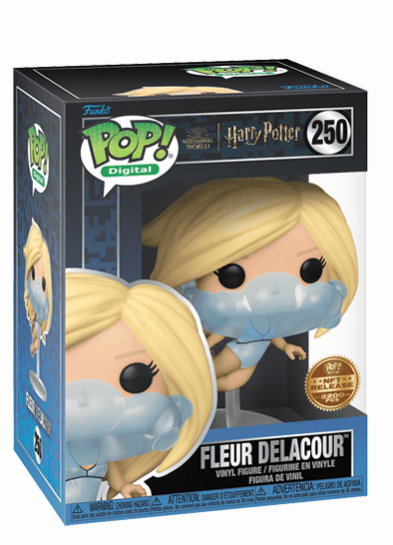 #250 Fleur Delacour (With Bubble-Head Air Mask) Pop! Digital (NFT) Funko Pop! Vinyl in box