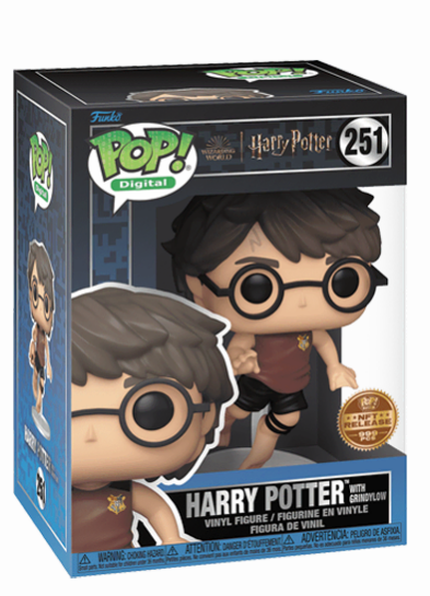 #251 Harry Potter (With Grindylow) Pop! Digital (NFT) Funko Pop! Vinyl in box
