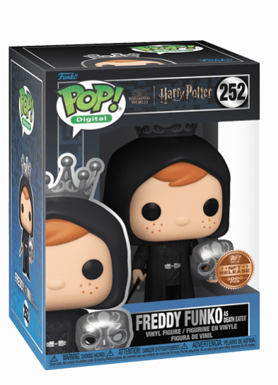 #252 Freddy Funko As Death Eater Pop! Digital (NFT) Funko Pop! Vinyl in box