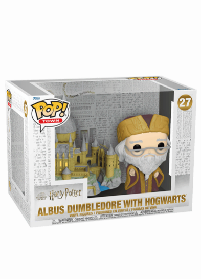 #27 Albus Dumbledore (With Hogwarts) Pop! Town Funko Pop! Vinyl in box