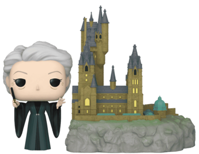 #33 Minerva McGonagall (With Hogwarts) Pop! Town Funko Pop! Vinyl