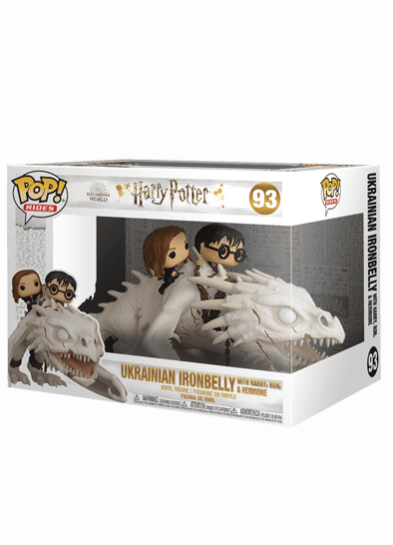 #93 Ukrainian Ironbelly (With Harry, Ron and Hermione) Pop! Rides Funko Pop! Vinyl in box