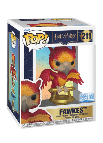 #211 Fawkes (On Perch) (Premium) Funko Pop! Vinyl in box