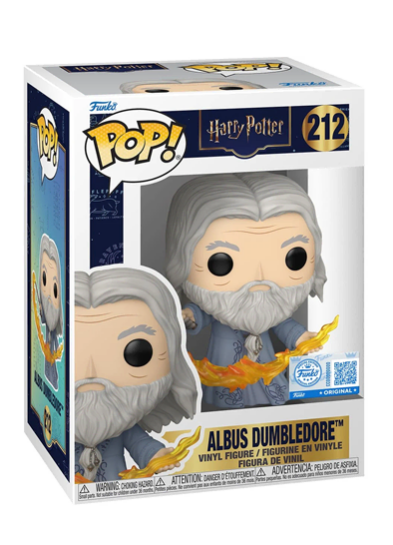 #212 Albus Dumbledore (Flame) Funko Pop! Vinyl in box