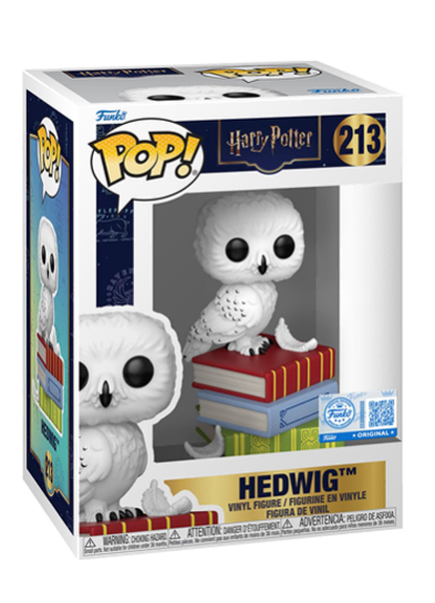 #213 Hedwig (On Books) (Premium) Funko Pop! Vinyl in box