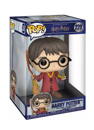 #220 Harry Potter (Quidditch) (10″ Super Sized Pop) Funko Pop! Vinyl in box